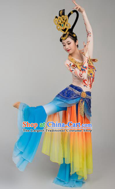 China Flying Apsaras Dance Dress Classical Dance Stage Performance Costume