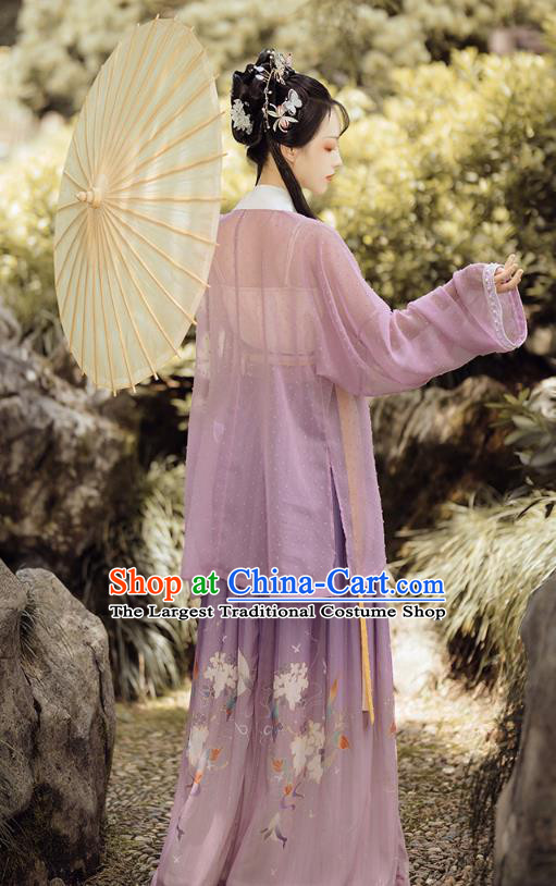China Ancient Court Lady Hanfu Clothing Traditional Song Dynasty Historical Costumes