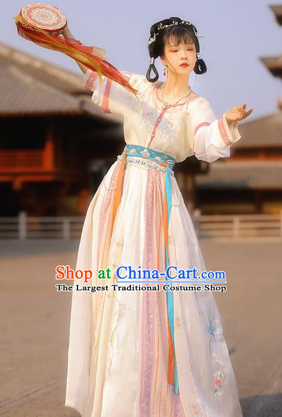 China Ancient Court Princess Historical Clothing Traditional Tang Dynasty Palace Lady Dance Costumes