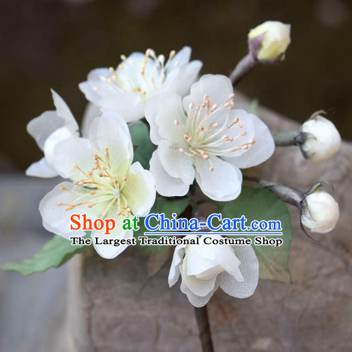 Chinese Traditional Song Dynasty Hair Stick Handmade Ancient Princess Pear Blossom Hairpin