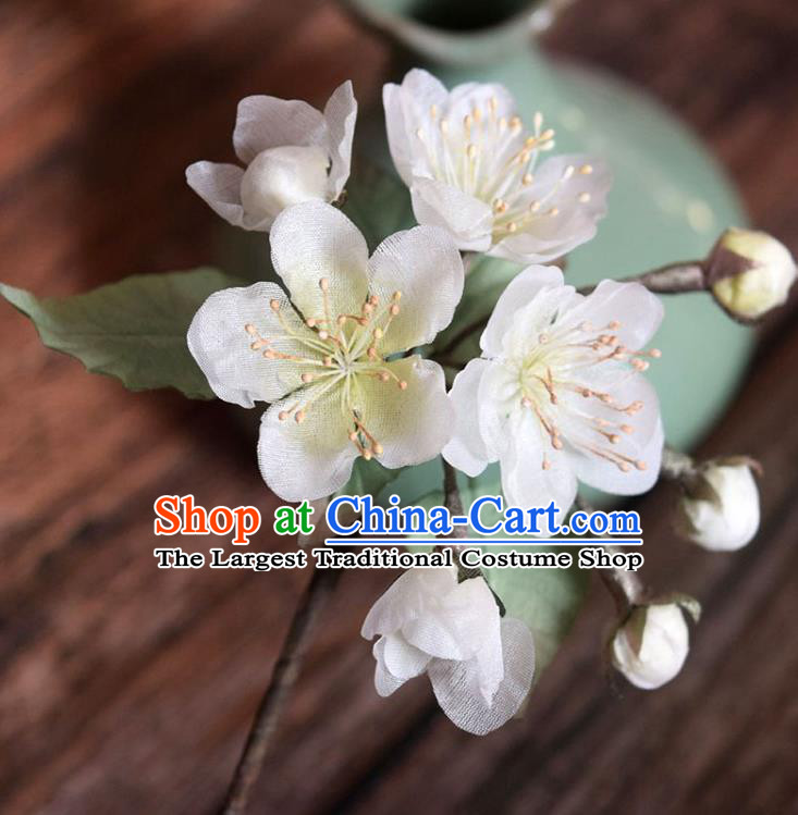Chinese Traditional Song Dynasty Hair Stick Handmade Ancient Princess Pear Blossom Hairpin