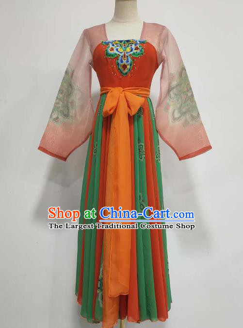China Stage Performance Clothing Tang Dynasty Court Dance Costume Classical Dance Hanfu Dress