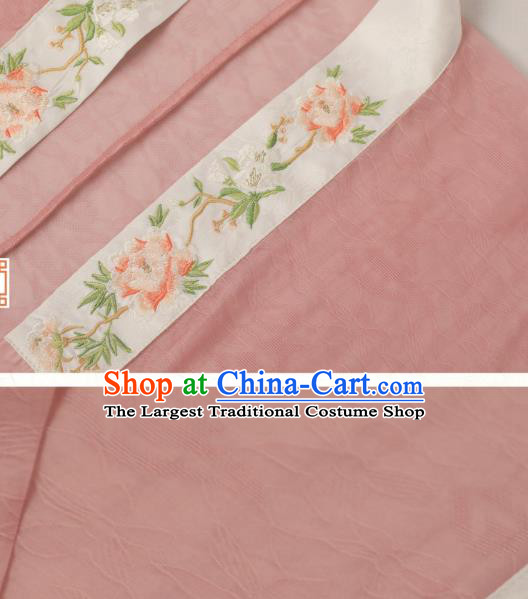 China Ancient Civilian Female Hanfu Dress Garment Traditional Song Dynasty Country Lady Historical Clothing