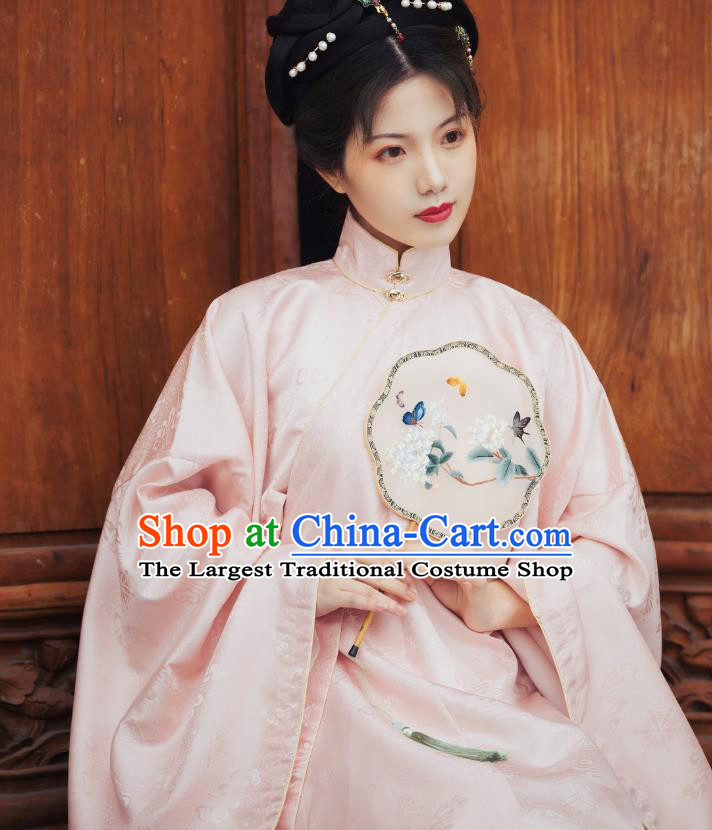 China Ancient Noble Countess Hanfu Costumes Traditional Ming Dynasty Imperial Concubine Clothing