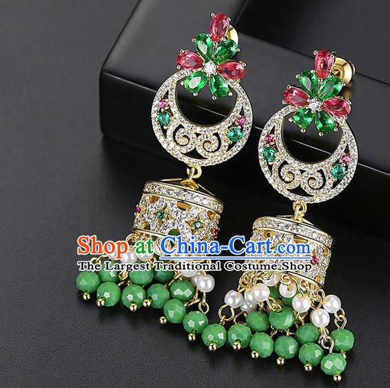 Asian Indian Belly Dance Earrings India Bollywood Princess Ear Accessories