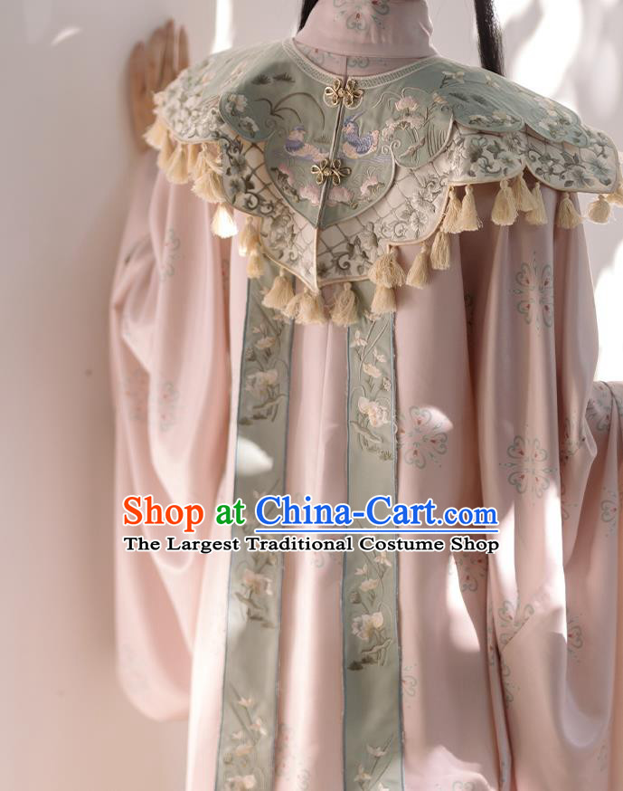 China Traditional Ming Dynasty Noble Lady Historical Clothing Ancient Young Beauty Hanfu Garment