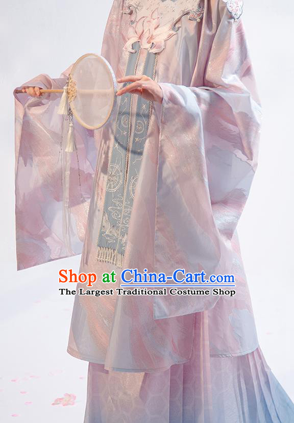 Traditional China Ancient Fairy Princess Hanfu Dress Ming Dynasty Noble Lady Historical Clothing Complete Set