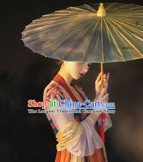 China Traditional Tang Dynasty Palace Lady Historical Clothing Ancient Royal Princess Hanfu Dress