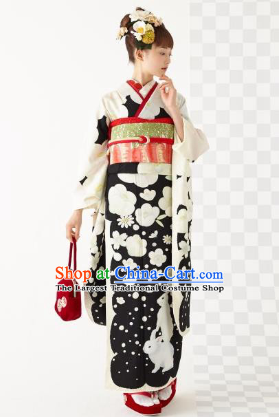 Japanese Traditional Summer Festival Yukata Dress Asian Japan Wedding Bride Furisode Kimono Costume