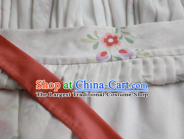 China Ancient Palace Lady Hanfu Dress Traditional Tang Dynasty Court Maid Historical Costumes Complete Set