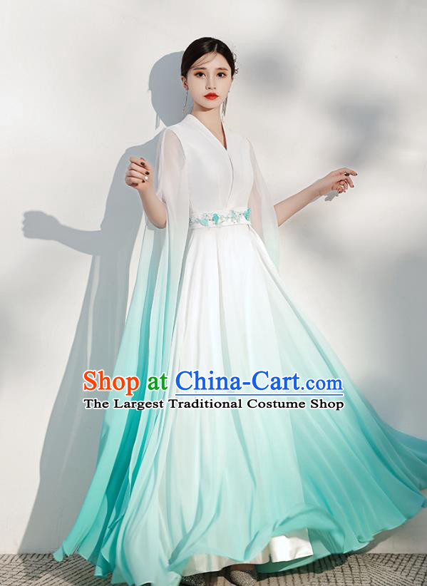 China Chorus Group Performance Costume Annual Meeting Clothing Stage Show Full Dress