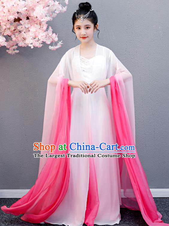 Top Grade Girl Fairy Princess Dress Children Day Performance Costume Classical Dance Garment