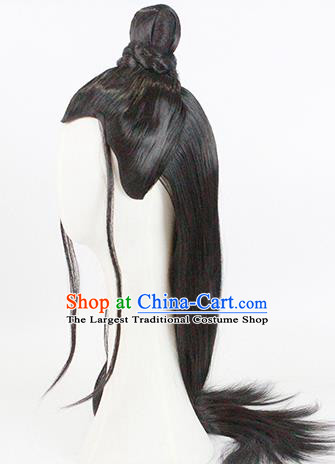 China Ancient Swordsman Wigs Headwear Traditional Song Dynasty Young Hero Wiggery