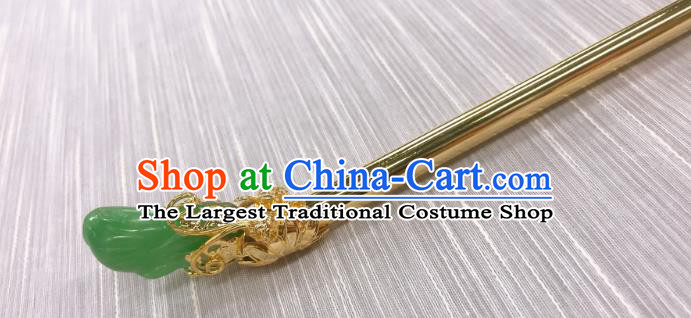 Korea Folk Dance Hair Stick Court Bride Golden Hairpin Korean Traditional Hanbok Hair Accessories