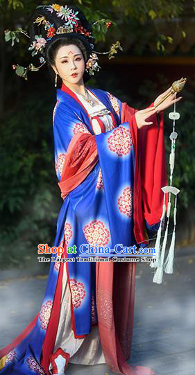 Traditional China Tang Dynasty Court Woman Historical Clothing Ancient Imperial Concubine Costumes Full Set