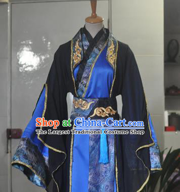 Chinese Ancient Knight Hanfu Clothing Drama Cosplay Royal Highness Apparels Jin Dynasty Swordsman Garment Costumes