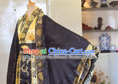 Chinese Ancient King Hanfu Clothing Drama Cosplay Nobility Childe Apparels Han Dynasty Emperor Garment Costumes