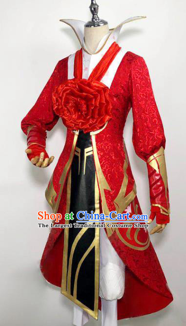 Chinese Game Cosplay Su Wukong Apparels Monkey King Garment Costumes Ancient Bridegroom Clothing