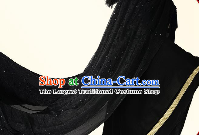 Chinese Ancient Royal Highness Clothing Game Cosplay Emperor Mo Ran Apparels Demon King Garment Costumes