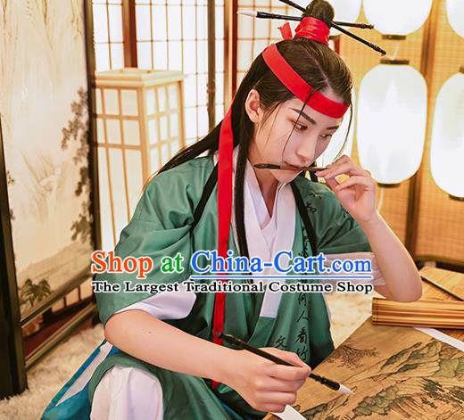 Chinese Cosplay Noble Childe Apparels Song Dynasty Scholar Garment Costumes Ancient Prince Clothing