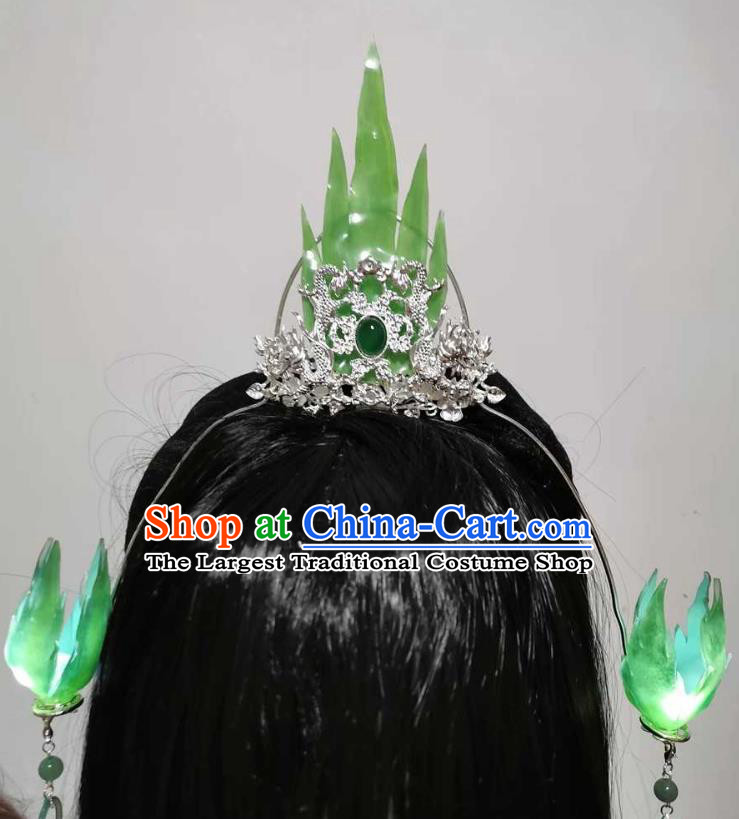 Chinese Traditional Hanfu Headdress Cosplay Swordsman Hair Accessories Ancient Prince Hair Crown