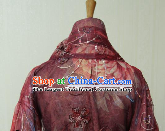 China Traditional Jin Dynasty Princess Purple Hanfu Dress Cosplay Fairy Clothing Ancient Court Beauty Garments