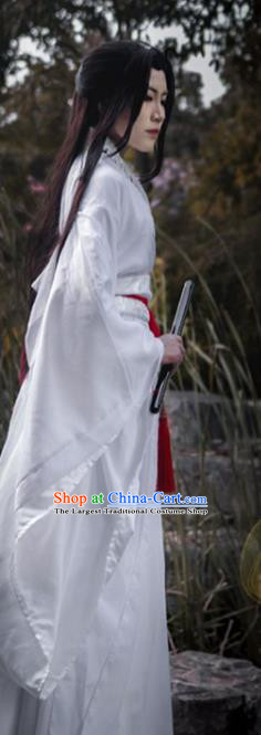 Chinese Ancient Scholar Garment Costumes Cosplay Swordsman Wei Wuxian Hanfu Clothing Traditional Han Dynasty Prince Apparels
