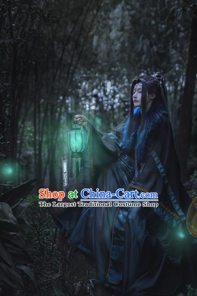 Chinese Cosplay King Qi Rong Hanfu Clothing Traditional Han Dynasty Prince Apparels Ancient Noble Childe Garment Costumes