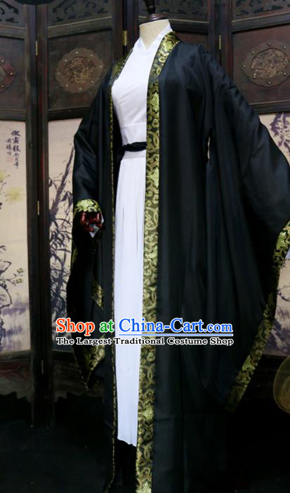 Chinese Cosplay Scholar Hanfu Clothing Traditional Han Dynasty Childe Apparels Ancient Swordsman Garment Costumes