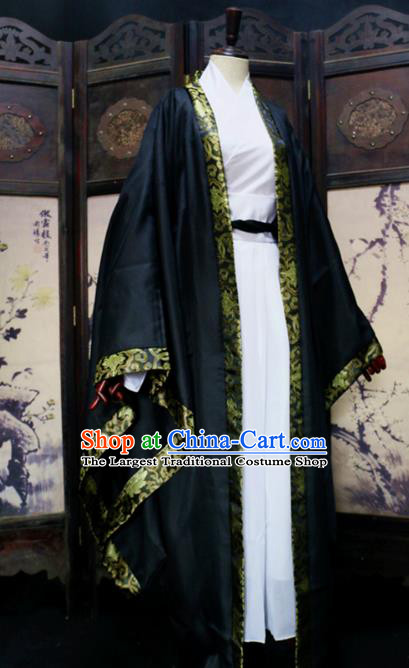 Chinese Cosplay Scholar Hanfu Clothing Traditional Han Dynasty Childe Apparels Ancient Swordsman Garment Costumes