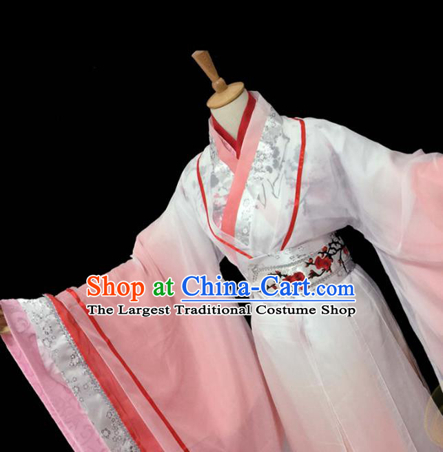 Chinese Traditional Qin Dynasty Childe Apparels Ancient Crown Prince Garment Costumes Cosplay Swordsman Murong Li Hanfu Clothing