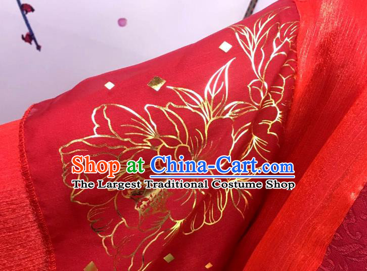 Chinese Ancient Emperor Garment Costumes Cosplay Swordsman Wei Wuxian Red Clothing Traditional Han Dynasty Monarch Apparels