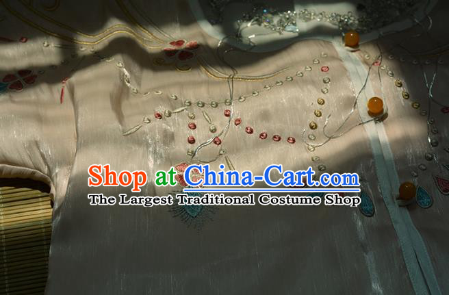 China Ancient Palace Beauty Hanfu Dress Garments Traditional Tang Dynasty Noble Princess Historical Clothing Full Set