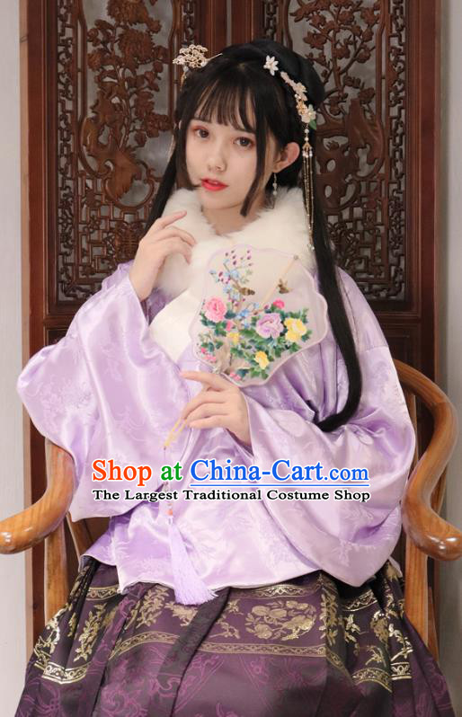 China Traditional Ming Dynasty Royal Infanta Historical Clothing Ancient Palace Princess Hanfu Dress Garments Complete Set