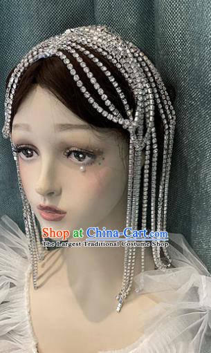 Top Baroque Bride Hair Accessories Stage Show Hair Clasp Cosplay Princess Crystal Headdress