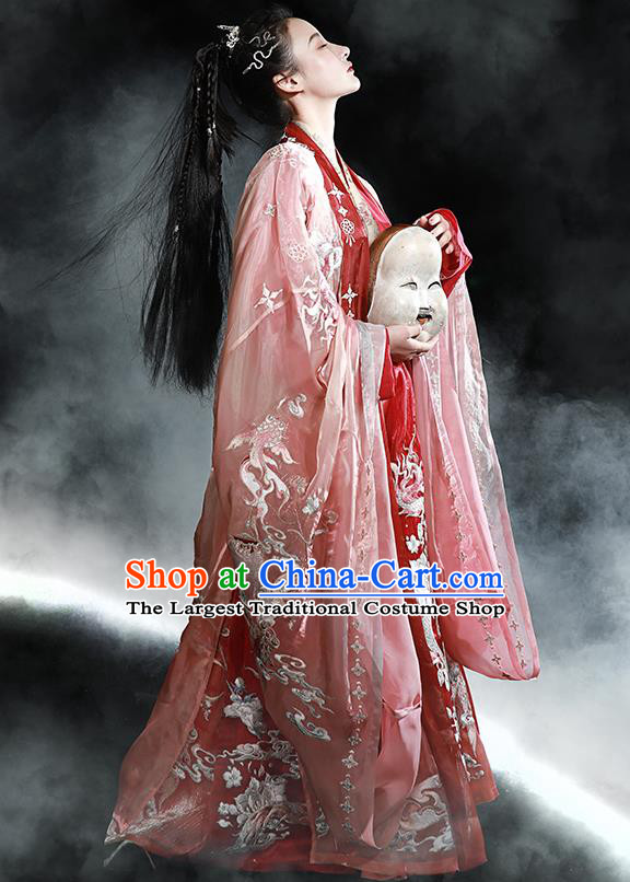 China Traditional Jin Dynasty Noble Childe Hanfu Clothing Ancient Prince Embroidered Historical Garment Costumes for Men