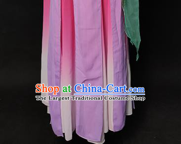Top Chinese Woman Hanfu Dance Garment Costume Traditional Court Dance Performance Clothing Classical Dance Lilac Dress