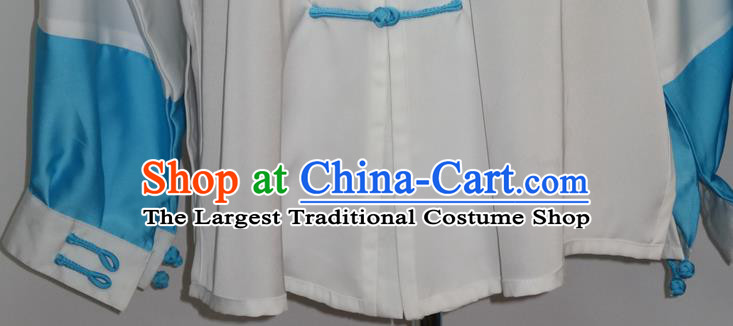 Chinese Kung Fu Tai Ji Competition Suits Martial Arts Embroidered Phoenix Blue Outfits Tai Chi Garment Costume