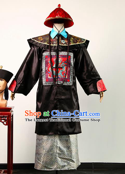 Chinese Qing Dynasty Prince Clothing Ancient Duke Official Uniform TV Empresses in the Palace Yun Li Robe