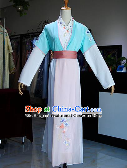China Ancient Servant Girl Clothing Traditional Ming Dynasty Maid Lady Garment Drama The Dream Of Red Mansions Yuan Yang Dress