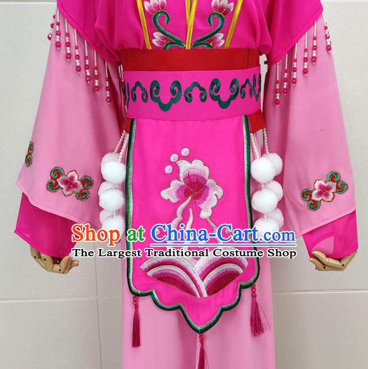 Chinese Shaoxing Opera Servant Girl Garment Beijing Opera Actress Clothing Traditional Peking Opera Young Lady Dress