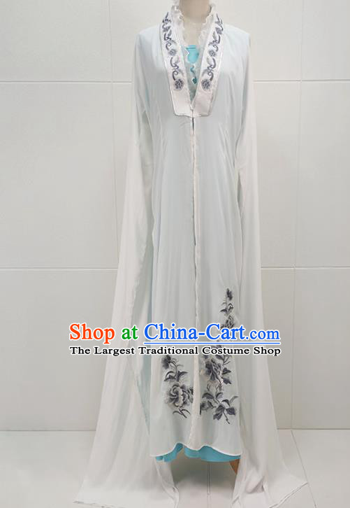 Chinese Beijing Opera Diva Clothing Traditional Shaoxing Opera Young Beauty Water Sleeve Dress Garments