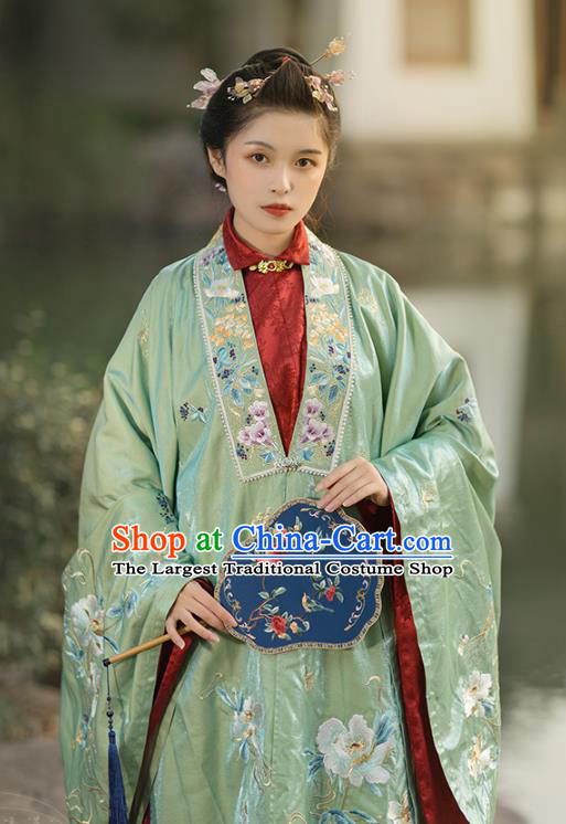 China Ancient Noble Countess Hanfu Dress Garments Traditional Ming Dynasty Court Woman Historical Clothing Full Set
