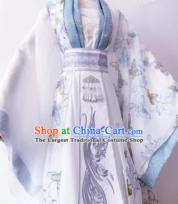 China Traditional Cosplay Han Dynasty Beauty Clothing Ancient Princess Hanfu Dress Garments