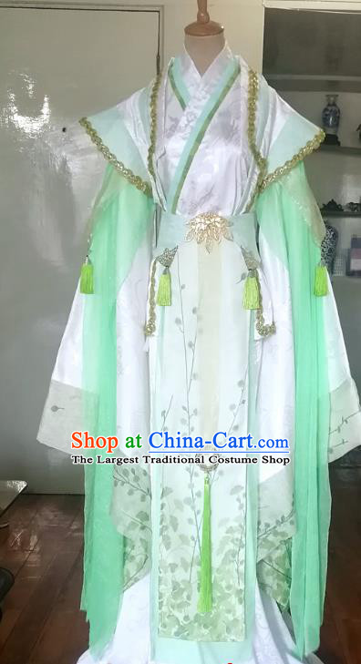 Chinese Ancient Prince Hanfu Clothing Drama Cosplay Jin Dynasty Nobility Childe Wide Sleeve Garment Costumes