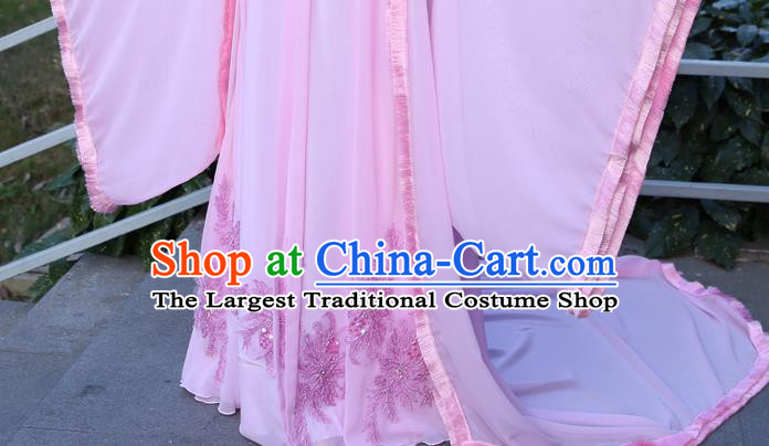 China Ancient Court Beauty Violet Hanfu Dress Cosplay Southern and Northern Dynasties Noble Lady Garments Traditional Drama Princess Weiyoung Li Changru Clothing