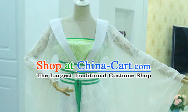 China Ancient Noble Lady Hanfu Dress Cosplay Tang Dynasty Court Beauty Garments Traditional Drama Empress Wu Mei Niang Clothing