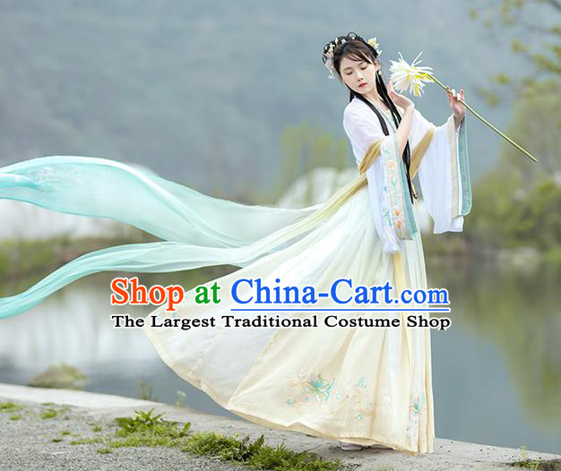 China Traditional Palace Historical Clothing Ancient Tang Dynasty Princess Hanfu Dress Uniforms