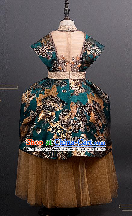 Professional Girl Birthday Garment Costume Stage Show Clothing Princess Fashion Children Catwalks Full Dress