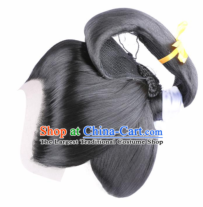 Japanese Stage Performance Wigs Traditional Geisha Headdress Japan Kimono Hairpieces